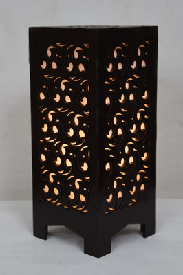 Mohit Enterprises Handcrafted Elegance Perfect for Ambiance in Any Room 1 Table Lamp(25.5 cm, Brown)