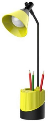 AKR Long Arm Desk Light with 3 Shades Touch Control Light With Pen and Mobile Holder Study Lamp(40 cm, Yellow)