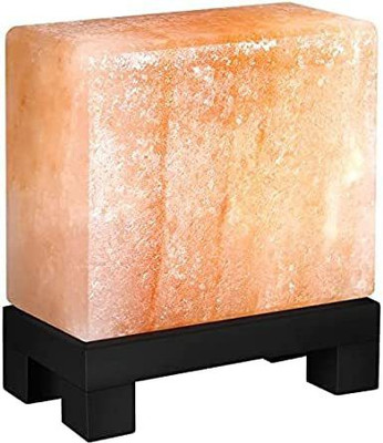 Josan Brothers Natural Air Purifier Ionizer Himalayan Salt Lamp Organic Pink Rock Salt Lamp Table Lamp(17.78 cm, Pink)