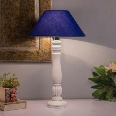 UK RAEEN CREATIVE CRAFT Blue Table Lamp Table Lamp(46 cm, Blue)