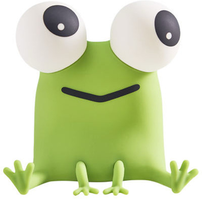 UNZAG Creative Frog Lamp Color Changing LED Portable Touch Lamp USB Rechargeable Kids Night Lamp(10.4 cm, Warm White)