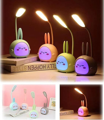ISHANI Magic plus Desk Study Lamp for Kids - Rechargeable USB LED Cute Cartoon lamp Study Lamp(5 cm, Multicolor)