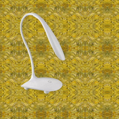 BHAJANLAL GREENERY TBL_LMP_DR_1016_L592 Table Lamp(30 cm, White)