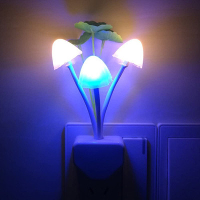ActrovaX Auto On/Off Color Changing Sensor LED Night Light Night Lamp(5 cm, White)