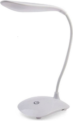 TAKEOVERHUB Rechargeable LED Desk Lamp Children Eye Protection Student Study Reading T73 Study Lamp(14 cm, White)