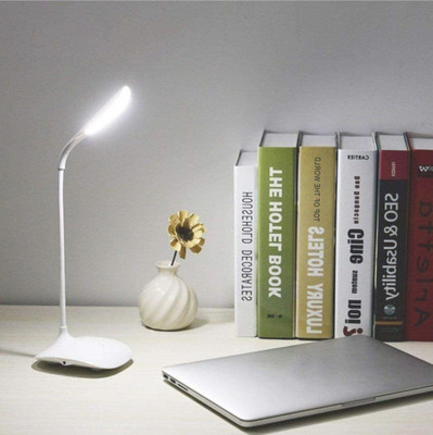 ZOLLYZZ Powerful Emergency Table Desk Lamp Reading light Led Foldable K229_TL854 Study Lamp(35 cm, White)