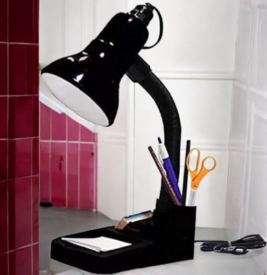 spark world HomeDecorTableLamp-TL187 Table Lamp(22 cm, Black)