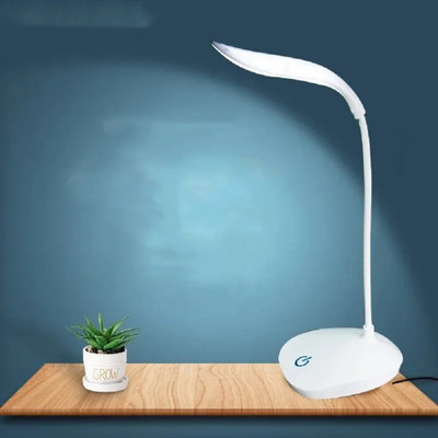 AKR Powerful Rechargeable Emergency Table Lamp (White)_20 Study Lamp(30 cm, White)