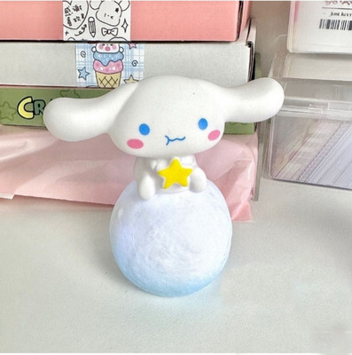 ARRX Cinnamoroll Sanrio 3D Ball Night Lamp USB Table Lamp Colorful LED Table Lamp(12 cm, Blue)