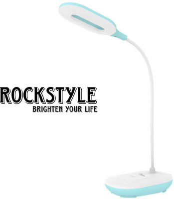 Rockstyle Study Table Lamp Rechargeable Desk Lamp with USB Charging for Student for Study Study Lamp(32 cm, WHITE 0008)