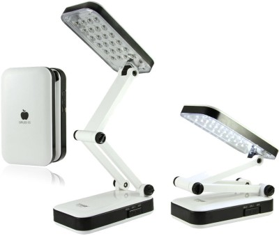Maharsh DP 666 Portable Eye Protection LED Desk Lamp Table Lamp(24 cm, White)