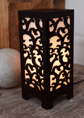 Mohit Enterprises Handcrafted Elegance Perfect for Ambiance in Any Room 1 Table Lamp(25.5 cm, Brown)