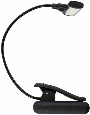 Wishbone COB CLIP LIGHT Plastic Adjustable Book Reading Lamp Study Lamp(11 cm, Black)