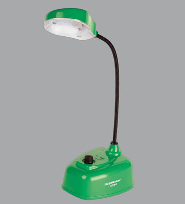 GLOBEAM 5200 Rechargeable ABS Body Flexible Rod Usb Charging With Eye Care Study Lamp(22 cm, Green)