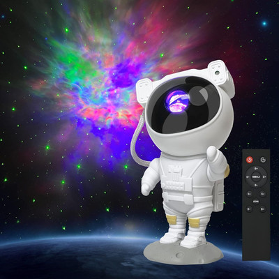 Bogenlite Space Buddy Projector, Star Galaxy Night Lights, Nebula Galaxy With Timer Study Lamp(22.9 cm, White)