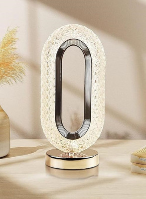 Trending Needs Oval Shape Crystal Lamp | Sensor Night Lamp with 3 Color Mode | Wireless Lamp Night Lamp(26 cm, White)