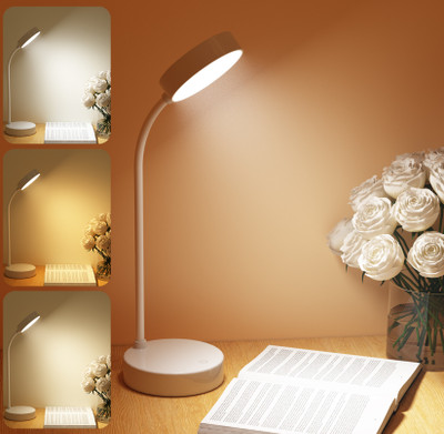 PESCA Rechargeable Led Desk Lamp Touch Control On/Off Student Study Study Lamp(45 cm, Modern)