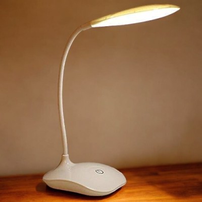 AKR Powerful Rechargeable Emergency Table Lamp (White)_235 Study Lamp(30 cm, White)