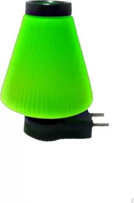 Glamezone Led Night Umbrella Shape Hanging Lights Pack of 2 Night Lamp(6.5 cm, Green)
