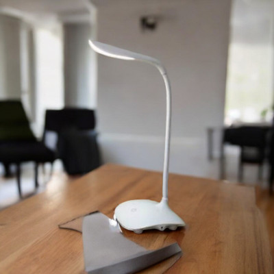 REXBURG USB LED Desk Lamp Table-11 Study Lamp(10 cm, White)
