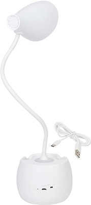 AKARI Rechargeable LED Lamp with a Long Battery Life Touch Sensor 3 Mode Night Lamp Study Lamp(43.1 cm, White)