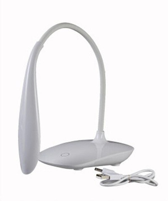 BHAJANLAL GREENERY Flexible Spine with Touch Sensitive Button_L675 Table Lamp(23.2 cm, White)
