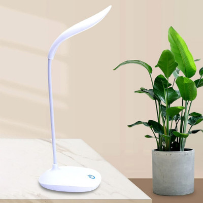 AKR Rechargeable & Flexible with three power options (L8888) Study Lamp (40 cm, White) Study Lamp(25 cm, White)
