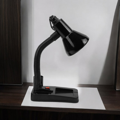 spark world HomeDecorTableLamp-TL104 Table Lamp(22 cm, Black)