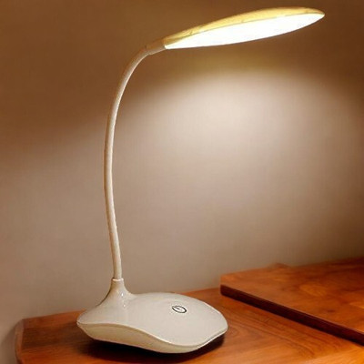 AKR Powerful Rechargeable Emergency Table Lamp (White)_261 Study Lamp(30 cm, White)