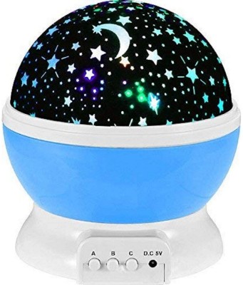 JK ONLINE ZONE Sky Star Master Night Light Projector Baby Sleep Lighting ( Multi color ) Night Lamp(14 cm, Multicolor)