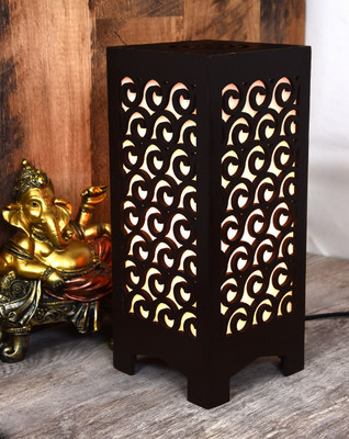 Mohit Enterprises Handcrafted Elegance Perfect for Ambiance in Any Room 1 Table Lamp(25.5 cm, Brown)
