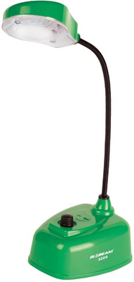 GLOBEAM 5200 Study Table Lamp with Adjustable Body Study Lamp(12 cm, Green)