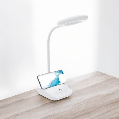 HASRU Table Lamp for studying_24 Table Lamp(12 cm, White)