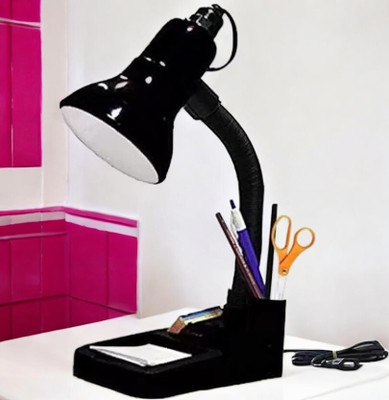 ZESTRUM HomeDecorTableLampHTL-TL188 Table Lamp(22 cm, Black)