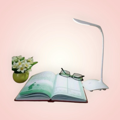 BHAJANLAL GREENERY TBL-LAMP_10086_L2444 Table Lamp(30 cm, White)