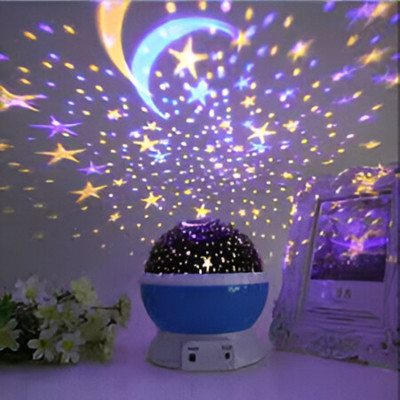 CozyFox Star Master Night Light Projector Children Kids Baby Sleep Lighting Night Lamp(13 cm, Multicolor)