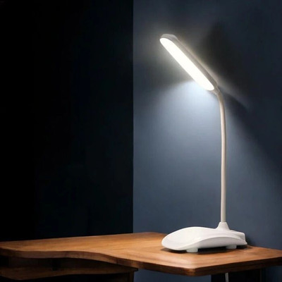 AJ HUB Study LED Touch On/Off Switch Student Study Table Lamps117 Table Lamp(9.5 cm, White)