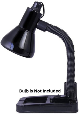 EMMKITZ Black Table lamp Study Lamp(25 cm, Black)