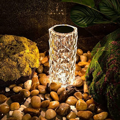 Rainbow LED Lights USB Remote and Touch Control table lamp Table Lamp(15 cm, Multicolor)