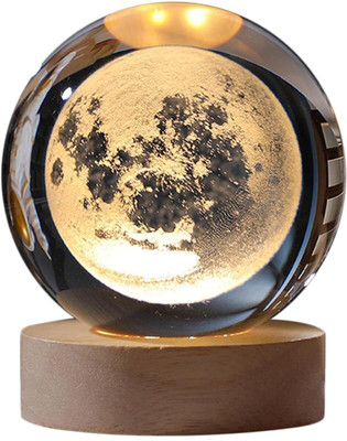 DONDA 3D Light, with Removable Glow Ball Night Lamp(2 cm, IRIS_MOONCRYSTALBALL)