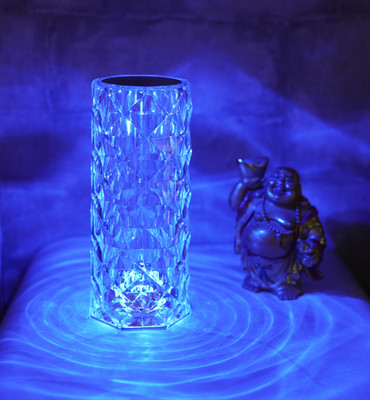 A TO Z ENTERPRISE Lamp Diamond 15Colour RGB Changing Mode Night Remote and Touch Control Lamp Night Lamp(20.1 cm, Multicolor)