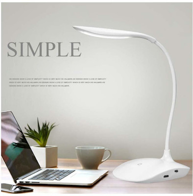ZYNATY ZNY-RBRG-desk_23TableL Study Lamp(31 cm, Lace White)