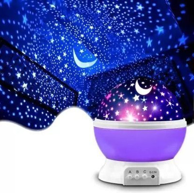 MOMENTIME Trendy Romantic Sky Night Light Projector Children Kids Baby Sleep Lighting Table Lamp(15 cm, Multicolor)