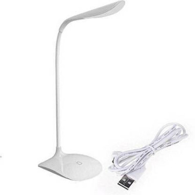 BHAJANLAL GREENERY Swan Lamp with touch sensor - battery & USB powered Study Lamp_L119 Study Lamp(35 cm, White)