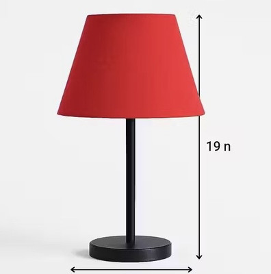 Theproductplace Redlamp Study Lamp(48 cm, Red, Black)