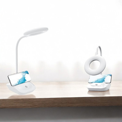 HASRU Table Lamp for studying_TL10 Table Lamp(31 cm, White)