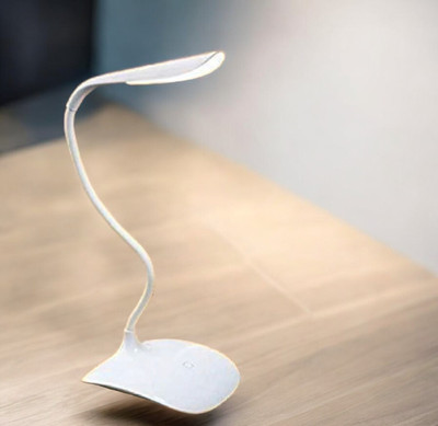 zynati white angular table lamp11 Study Lamp(31 cm, White)
