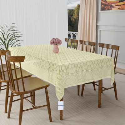 HOMESTIC Yellow Organic Cotton Table Linen Set(Pack of 1)