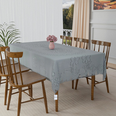 HOMESTIC Grey Organic Cotton Table Linen Set(Pack of 1)