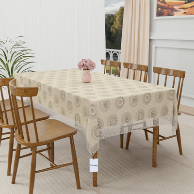 HOMESTIC Yellow, Grey PVC Table Linen Set(Pack of 1)